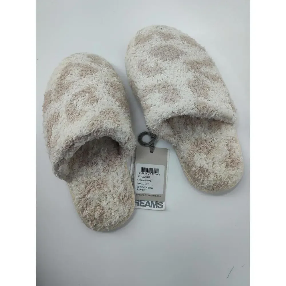 Barefoot Dreams NWT CozyChic Youth Barefoot in the Wild Slipper Sz Youth Medium